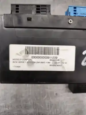 Second-hand car spare part comfort module for bmw 1 (e81) 118 d oem iam references 5324000 3730315210 