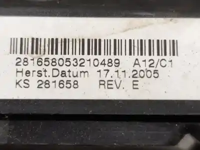 Second-hand car spare part multifunction switch for opel astra h (a04) 1.3 cdti (l48) oem iam references 281658053210489  