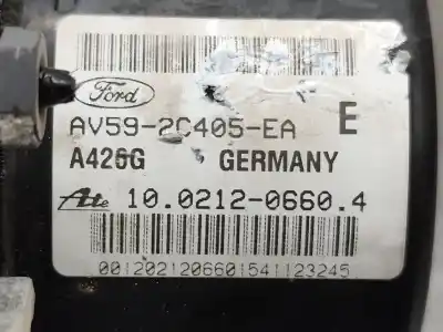 Pièce détachée automobile d'occasion abs (système anti-blocage des roues) pour ford fiesta vi (cb1, ccn) 1.25 références oem iam av592c405ea  