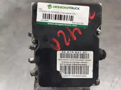 Peça sobressalente para automóvel em segunda mão abs por citroen c4 picasso i monospace (ud_) 1.6 hdi referências oem iam 9661963780  