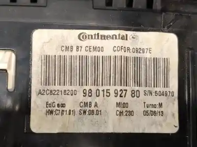 Peça sobressalente para automóvel em segunda mão quadrante por citroen c4 lim. business referências oem iam 9801592780  
