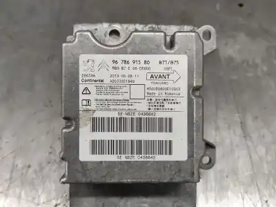 Second-hand car spare part airbag control unit for citroen c4 lim. business oem iam references 9678691580  