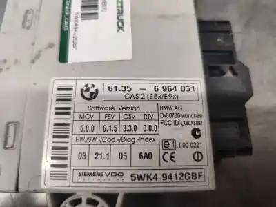 Second-hand car spare part electronic module for bmw serie 1 berlina (e81/e87) 120d oem iam references 5wk49412gbf  