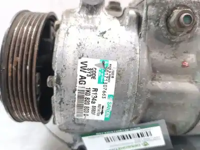 Peça sobressalente para automóvel em segunda mão compressor de ar condicionado a/a a/c por seat leon (1p1) 2.0 tdi 16v referências oem iam 1k0820803s  