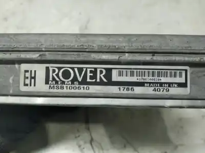 Pièce détachée automobile d'occasion calculateur moteur ecu pour mg rover rover 400 (rt) 20t2r références oem iam msb 100610  