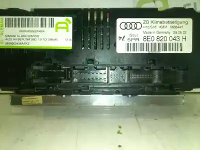 Автозапчасти б/у климат-контроль за audi a4 b6 (8e2) 1.9 tdi ссылки oem iam 8e0820043h  