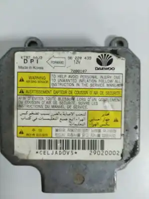 Second-hand car spare part airbag control unit for daewoo lanos (1997->) 1.5 oem iam references 96220439  