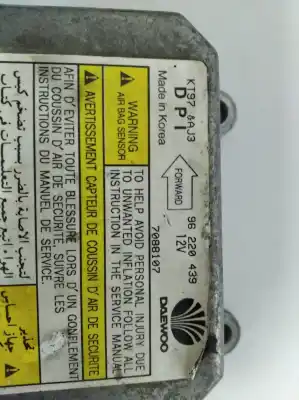 Second-hand car spare part airbag control unit for daewoo lanos (1997->) 1.5 oem iam references 96220439  