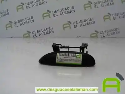 Peça sobressalente para automóvel em segunda mão puxador exterior dianteiro esquerdo por renault megane i fase 2 classic (la..) k4j referências oem iam 7700433075