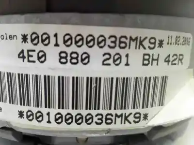 Peça sobressalente para automóvel em segunda mão airbag dianteiro esquerdo por audi a8 (4e) 4.2 quattro 335 cv / 246 kw referências oem iam 4e0880201bh  