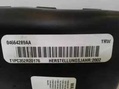 Second-hand car spare part left side airbag for chrysler pt cruiser (pt_) gt 2.4 oem iam references 04664289aa  