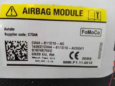 Автозапчастина б/у права бічна подушка безпеки для ford kuga (cbs) 2.0 tdci cat посилання на oem iam 2055275  