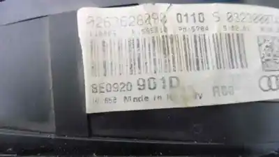 Автозапчасти б/у приборная доска за audi a4 b7 (8ec) 2.0 tdi ссылки oem iam 8e0920901d  