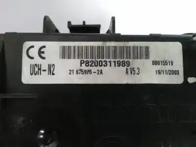 Peça sobressalente para automóvel em segunda mão centralina bsi por renault clio ii fase ii (b/cb0) 1.5 dci diesel referências oem iam p8200311989  