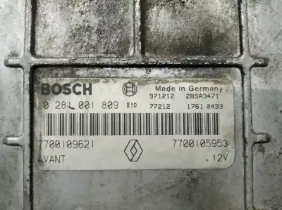 Автозапчасти б/у блок управления двигателем за renault megane i scenic (ja0) f9q k7 ссылки oem iam 0281001809  