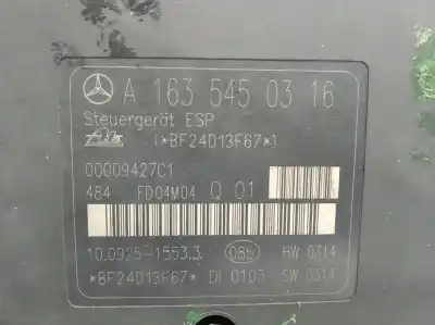 Peça sobressalente para automóvel em segunda mão abs por mercedes-benz clase ml (bm 163) om612963 referências oem iam a1635450316  