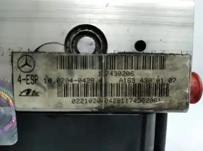 Peça sobressalente para automóvel em segunda mão abs por mercedes-benz clase ml (bm 163) om612963 referências oem iam a1635450316  