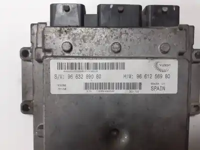 Second-hand car spare part ecu engine control for citroen jumper furgón 2.2 hdi 100 oem iam references 9661256980 9663289080 