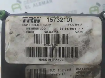 Автозапчастина б/у абс для peugeot 407 sw (6e_) 2.0 hdi 135 посилання на oem iam 15732101  