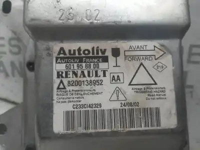 Second-hand car spare part airbag control unit for renault laguna ii (bg0) k4m oem iam references 8200138952  