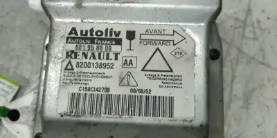 Автозапчастина б/у блок управління подушками безпеки для renault laguna ii (bg0) 1.9 dci (bg0g) посилання на oem iam 8200138952  