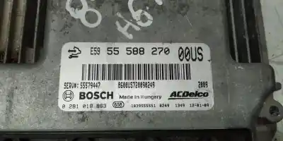 Peça sobressalente para automóvel em segunda mão centralina de motor uce por opel corsa d a13dtc referências oem iam 55588270  