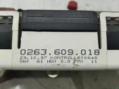 Pièce détachée automobile d'occasion compteur de vitesse tableau de bord pour volkswagen t4 transporter/furgoneta (mod. 1991) acv références oem iam 0263609018  