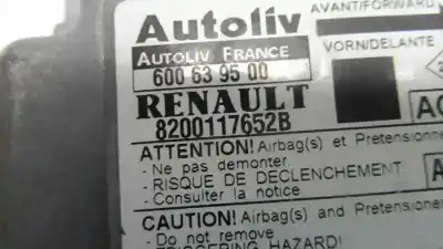 Second-hand car spare part airbag control unit for renault scenic (ja..) f9q oem iam references 8200117652b  