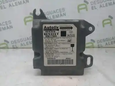 Автозапчастина б/у блок управління подушками безпеки для renault scenic (ja..) f9q посилання на oem iam 8200117652a  