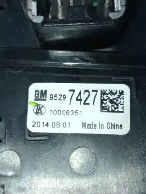 Second-hand car spare part headlights switch for opel mokka a14net/b14net oem iam references 95297427  