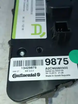 Peça sobressalente para automóvel em segunda mão comando de sofagem (chauffage / ar condicionado) por opel mokka a14net/b14net referências oem iam 13429875  