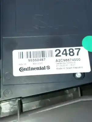 Second-hand car spare part multifunction switch for opel mokka a14net/b14net oem iam references 95352487  