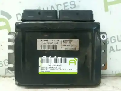 Автозапчасти б/у БЛОК УПРАВЛЕНИЯ ДВИГАТЕЛЕМ за RENAULT CLIO II FASE II (B/CB0)  ссылки OEM IAM 8200069287  
