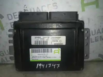 Автозапчасти б/у БЛОК УПРАВЛЕНИЯ ДВИГАТЕЛЕМ за RENAULT CLIO II FASE II (B/CB0)  ссылки OEM IAM 8200069287  