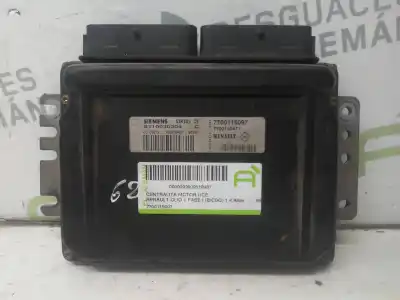 Автозапчастина б/у ебу контролер двигуна для renault clio ii fase i (b/cb0) e7j780 посилання на oem iam 7700115097