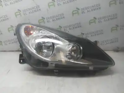 Second-hand car spare part left headlight for opel corsa d d-z13dtj oem iam references 