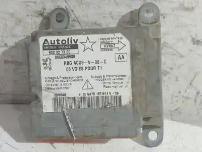 Second-hand car spare part Airbag Control Unit for PEUGEOT 206 SW D-8HZ OEM IAM references 9660349980  