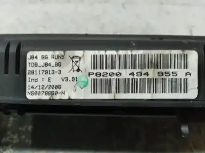Pezzo di ricambio per auto di seconda mano pannello degli strumenti per renault scénic ii (jm0/1_) 1.6 16v (jm1r) riferimenti oem iam p8200494955a  