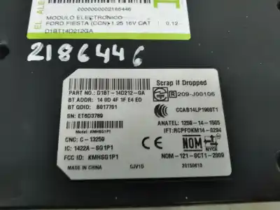 Автозапчастина б/у електронний модуль для ford fiesta (cnn) snjd посилання на oem iam d1bt14d212ga  