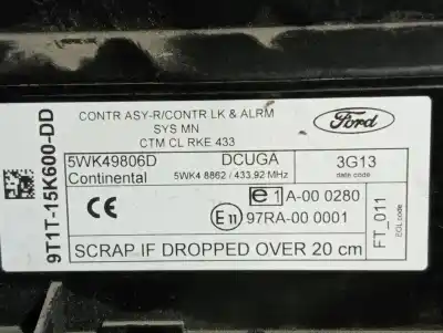 Автозапчасти б/у блок реле/предохранителей за ford tourneo connect (tc7) p7pb ссылки oem iam 97ra000001  