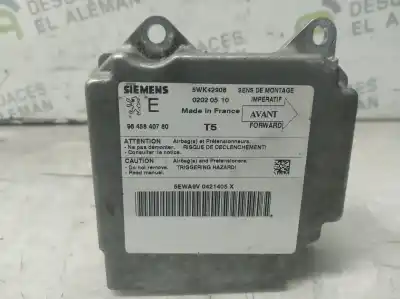 Peça sobressalente para automóvel em segunda mão centralina de airbag por peugeot 307 (s1) rhs(dw10ated) referências oem iam 9645840780