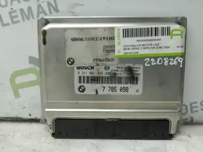 Recambio de automóvil de segunda mano de CENTRALITA MOTOR UCE para BMW SERIE 3 BERLINA (E46) 20-4D-1 referencias OEM IAM 0281001445  