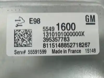 Pièce détachée automobile d'occasion calculateur moteur ecu pour opel astra j berlina 5p b16dtl références oem iam 55491600  