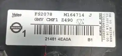 Автозапчастина б/у електро вентилятор для nissan qashqai ii (j11e) 1461 cc 110 cv посилання на oem iam fs2078  