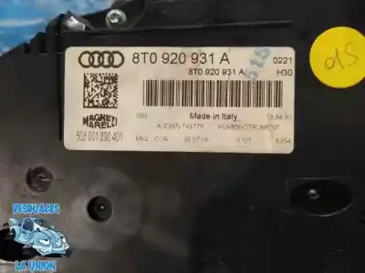 Peça sobressalente para automóvel em segunda mão quadrante por audi rs 5 coupe (8t) 4.2 fsi 450 cv / 331 kw referências oem iam 8t0920931 a