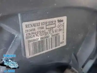 Second-hand car spare part left headlight for renault kangoo (f/kc0) express confort oem iam references 89008437  8200150614