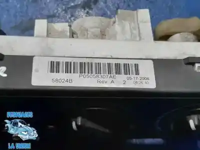 Second-hand car spare part climate control for dodge caliber se oem iam references p05058307 ae p05058307ae 58024 b / 58024b
