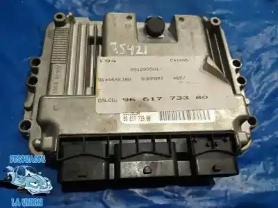 Pièce détachée automobile d'occasion calculateur moteur ecu pour citroen c4 berlina collection références oem iam 9661773380