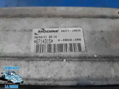 Second-hand car spare part INTERCOOLER for KIA CEE'D (JD)  OEM IAM references 282712A610  