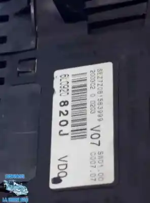 Автозапчастина б/у панель інструментів для seat ibiza (6l1) hit посилання на oem iam vd0110080105014a / 81269044